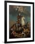 Prince Eugene of Savoy as the Conqueror of the Turks, C.1701-50-German School-Framed Giclee Print