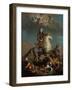 Prince Eugene of Savoy as the Conqueror of the Turks, C.1701-50-German School-Framed Giclee Print