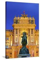 Prince Eugene Statue, Hofburg Palace Exterior, Vienna, Austria-Neil Farrin-Stretched Canvas