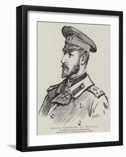Prince Ferdinand of Bulgaria-William T. Maud-Framed Giclee Print