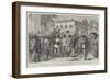 Prince Ferdinand of Coburg in Bulgaria, Anti-Russian Demonstration in Front of the Palace at Sofia-Johann Nepomuk Schonberg-Framed Giclee Print
