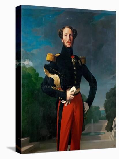 Prince Ferdinand Philippe, Duke of Orléans (1810-184)-Jean-Auguste-Dominique Ingres-Stretched Canvas