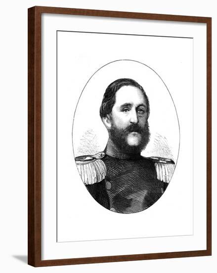 Prince Frederick Charles (1828-188), Duke of Augustenborg, 19th Century-null-Framed Giclee Print