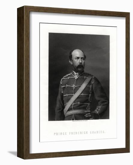 Prince Frederick Charles, 19th Century-W Holl-Framed Giclee Print