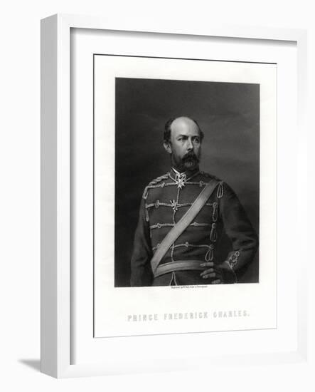 Prince Frederick Charles, 19th Century-W Holl-Framed Giclee Print