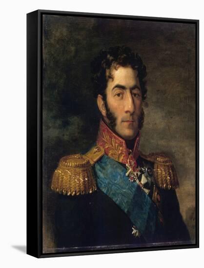 Prince General Pyotr Ivanovich Bagration (1765-181)-George Dawe-Framed Stretched Canvas