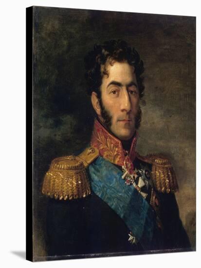 Prince General Pyotr Ivanovich Bagration (1765-181)-George Dawe-Stretched Canvas