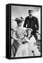 Prince George and His Wife Mary with their Son Edward, HMS Crescent, Late 19th-Early 20th Century-null-Framed Stretched Canvas