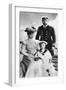 Prince George and His Wife Mary with their Son Edward, HMS Crescent, Late 19th-Early 20th Century-null-Framed Giclee Print