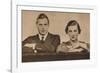 Prince George and Princess Marina, who became engaged on 28 August, 1934 (1935)-Unknown-Framed Photographic Print