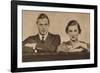 Prince George and Princess Marina, who became engaged on 28 August, 1934 (1935)-Unknown-Framed Photographic Print