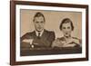 Prince George and Princess Marina, who became engaged on 28 August, 1934 (1935)-Unknown-Framed Photographic Print