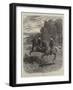 Prince George of Wales and His Brother on their Ponies Swift and Slowcoach-John Charlton-Framed Giclee Print
