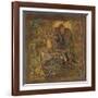 'Prince Gotama (Gautama) Cutting Off His Hair', (1934-35)-Unknown-Framed Giclee Print