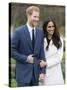 Prince Harry and Fiance Meghan Markle Announce their Engagement-Associated Newspapers-Stretched Canvas