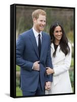 Prince Harry and Fiance Meghan Markle Announce their Engagement-Associated Newspapers-Framed Stretched Canvas