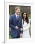 Prince Harry and Fiance Meghan Markle Announce their Engagement-Associated Newspapers-Framed Photo