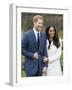 Prince Harry and Fiance Meghan Markle Announce their Engagement-Associated Newspapers-Framed Photo