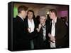 Prince Harry and Prince William with 80s pop band Duran Duran-null-Framed Stretched Canvas