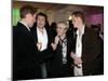 Prince Harry and Prince William with 80s pop band Duran Duran-null-Mounted Premium Photographic Print
