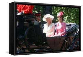 �Prince Harry, Camilla, Duchess of Cornwall and Catherine, Duchess of Cambridge-Associated Newspapers-Framed Stretched Canvas