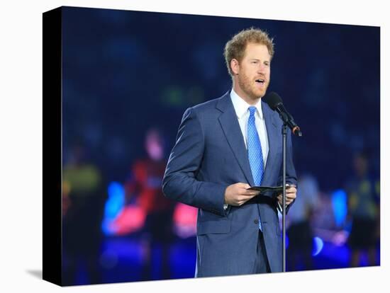 Prince Harry opening the Rugby World Cup 2015-Associated Newspapers-Stretched Canvas