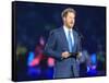 Prince Harry opening the Rugby World Cup 2015-Associated Newspapers-Framed Stretched Canvas