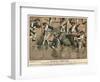 Prince Henry of Prussia at the Battle of Prague-Carl Rochling-Framed Giclee Print