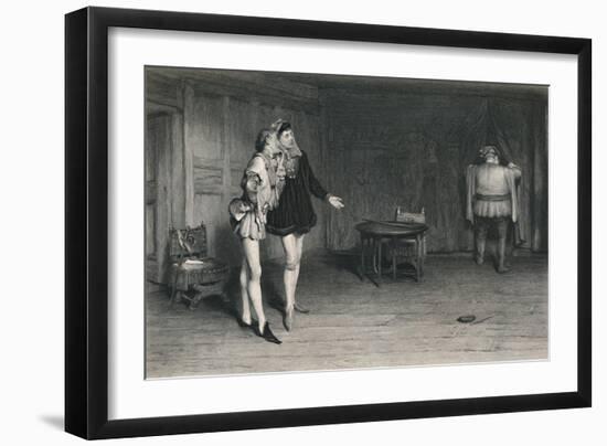 'Prince Henry, Poins, and Falstaff. (King Henry IV - First Part)', c1870-William Quiller Orchardson-Framed Giclee Print