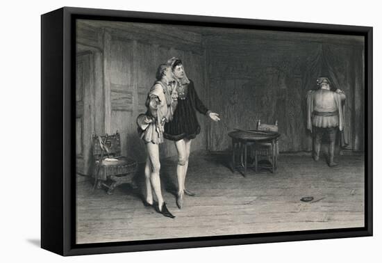 'Prince Henry, Poins, and Falstaff. (King Henry IV - First Part)', c1870-William Quiller Orchardson-Framed Stretched Canvas