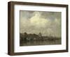 Prince Henry Quay with the Schreierstoren on the Outside Amsterdam-Jacob Maris-Framed Art Print