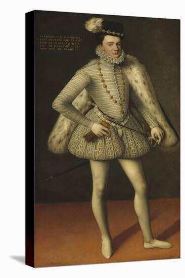 Prince Hercule-Francois, Duc d'Alencon, 1572-French School-Stretched Canvas