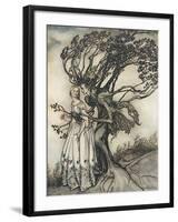 Prince into Tree-Arthur Rackham-Framed Photographic Print