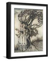 Prince into Tree-Arthur Rackham-Framed Photographic Print