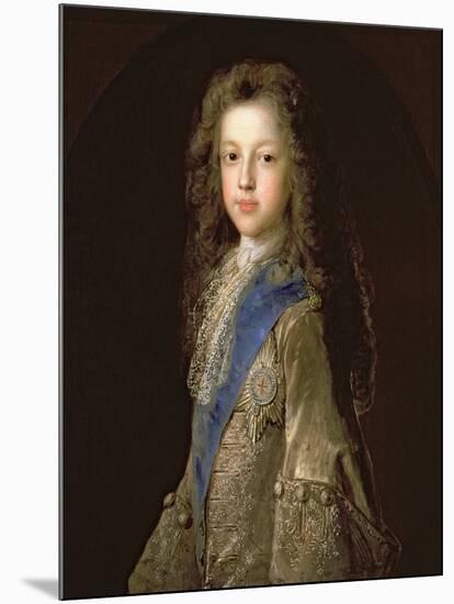 Prince James Francis Edward Stewart (1688-1766) as a Boy, 1701-Francois de Troy-Mounted Giclee Print