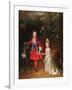 Prince James Francis Edward Stuart and Princess Maria Theresa Stuart, 1695-Nicolas de Largilliere-Framed Giclee Print