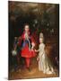 Prince James Francis Edward Stuart and Princess Maria Theresa Stuart, 1695-Nicolas de Largilliere-Mounted Giclee Print