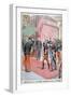 Prince Kotohito Kan' in Arriving at the Élysée Palace, Paris, 1900-null-Framed Giclee Print