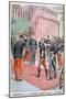 Prince Kotohito Kan' in Arriving at the Élysée Palace, Paris, 1900-null-Mounted Giclee Print