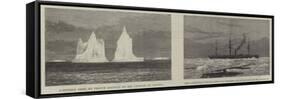 Prince Leopold Among the Icebergs-null-Framed Stretched Canvas