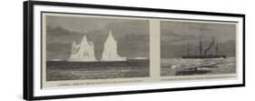 Prince Leopold Among the Icebergs-null-Framed Premium Giclee Print