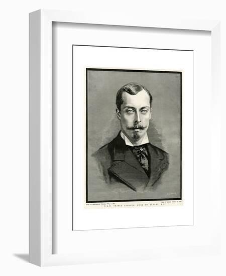 Prince Leopold, Duke of Albany-null-Framed Premium Giclee Print