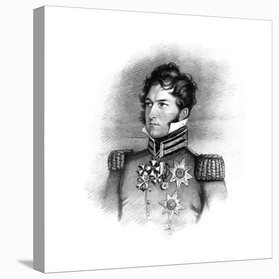 Prince Leopold George Christian Frederick of Saxe-Coburg-Saalfeld, 1816-Henry Meyer-Stretched Canvas