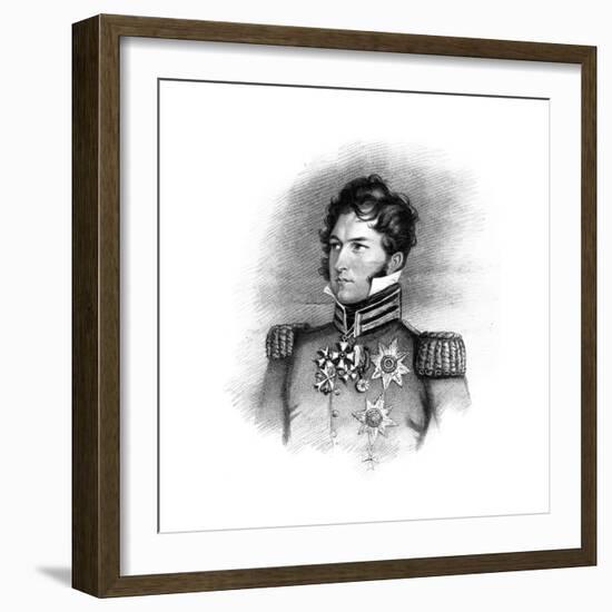 Prince Leopold George Christian Frederick of Saxe-Coburg-Saalfeld, 1816-Henry Meyer-Framed Giclee Print