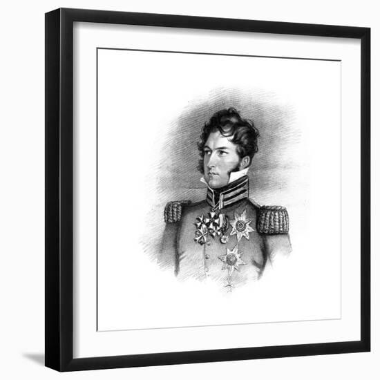 Prince Leopold George Christian Frederick of Saxe-Coburg-Saalfeld, 1816-Henry Meyer-Framed Giclee Print