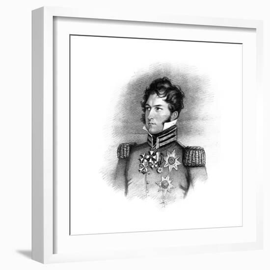 Prince Leopold George Christian Frederick of Saxe-Coburg-Saalfeld, 1816-Henry Meyer-Framed Giclee Print