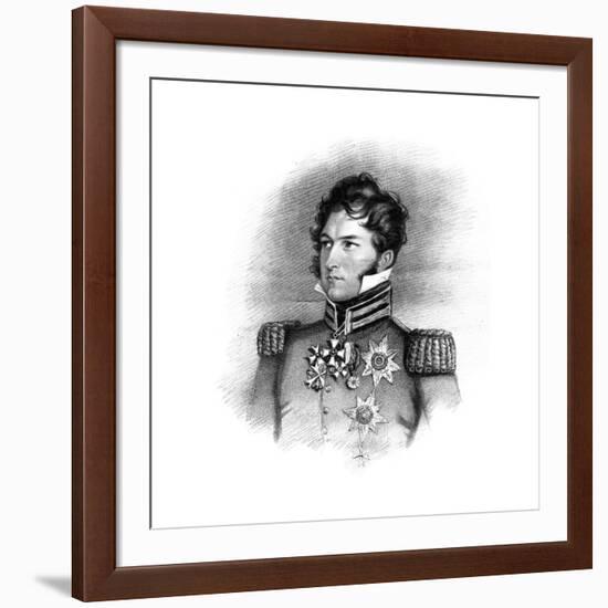 Prince Leopold George Christian Frederick of Saxe-Coburg-Saalfeld, 1816-Henry Meyer-Framed Giclee Print