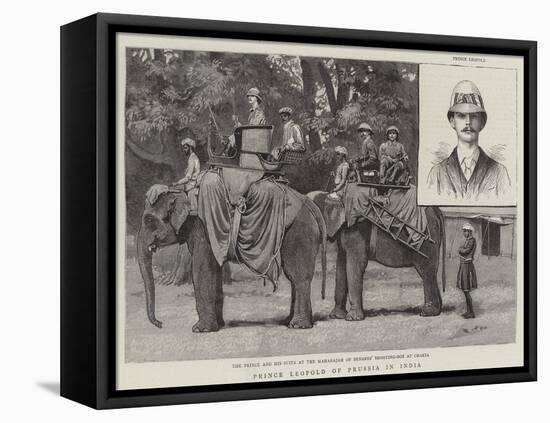 Prince Leopold of Prussia in India-null-Framed Stretched Canvas