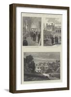 Prince Leopold's Student Life at Oxford-James Burrell Smith-Framed Giclee Print