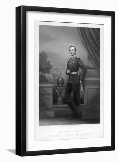 Prince Louis of Hesse, 19th Century-DJ Pound-Framed Giclee Print